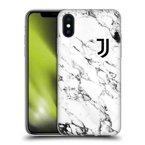 Juventus Football Club Marble White Soft Gel Case for Apple iPhone X / iPhone XS