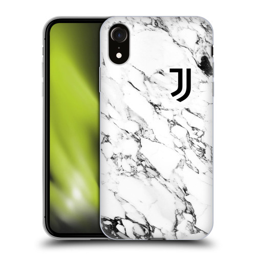 Juventus Football Club Marble White Soft Gel Case for Apple iPhone XR