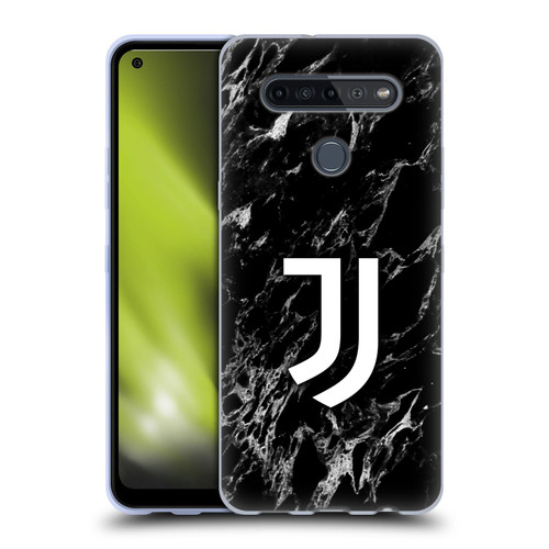 Juventus Football Club Marble Black Soft Gel Case for LG K51S