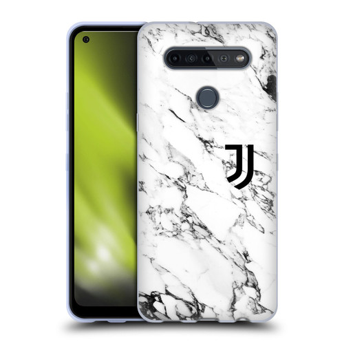 Juventus Football Club Marble White Soft Gel Case for LG K51S
