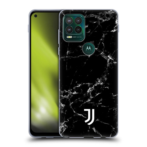 Juventus Football Club Marble Black 2 Soft Gel Case for Motorola Moto G Stylus 5G 2021