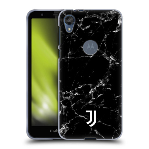 Juventus Football Club Marble Black 2 Soft Gel Case for Motorola Moto E6