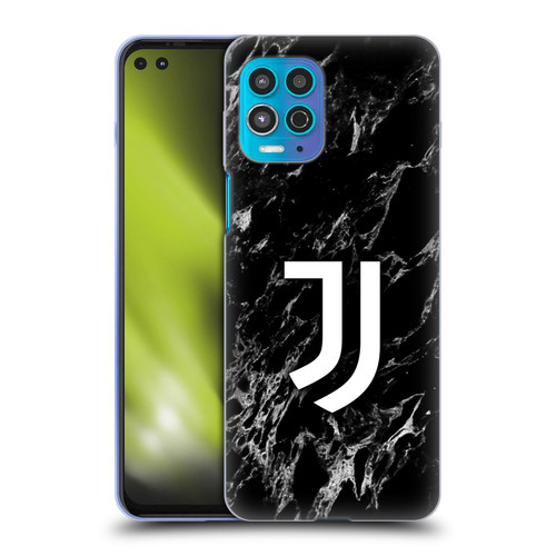 Juventus Football Club Marble Black Soft Gel Case for Motorola Moto G100