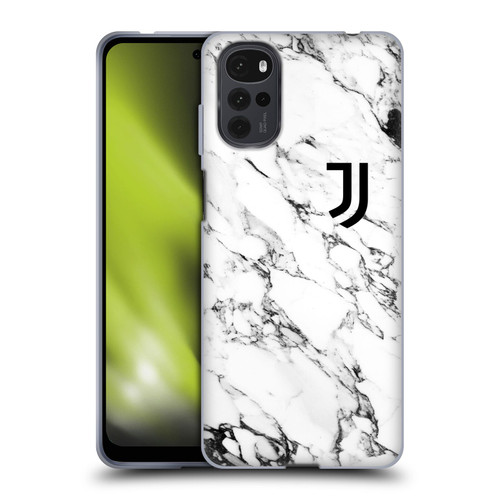 Juventus Football Club Marble White Soft Gel Case for Motorola Moto G22