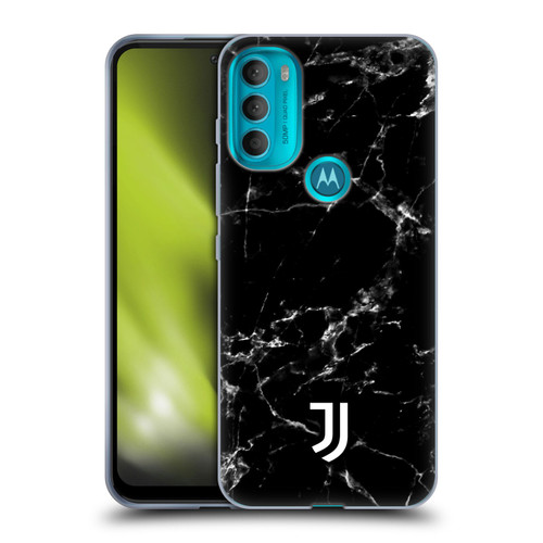 Juventus Football Club Marble Black 2 Soft Gel Case for Motorola Moto G71 5G