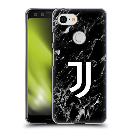 Juventus Football Club Marble Black Soft Gel Case for Google Pixel 3