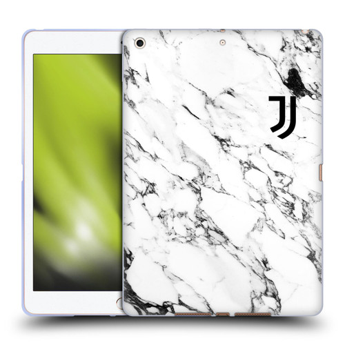 Juventus Football Club Marble White Soft Gel Case for Apple iPad 10.2 2019/2020/2021