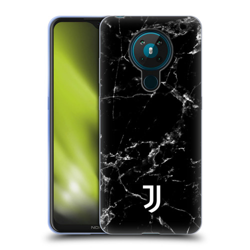 Juventus Football Club Marble Black 2 Soft Gel Case for Nokia 5.3