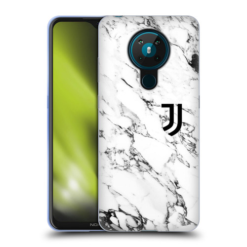 Juventus Football Club Marble White Soft Gel Case for Nokia 5.3