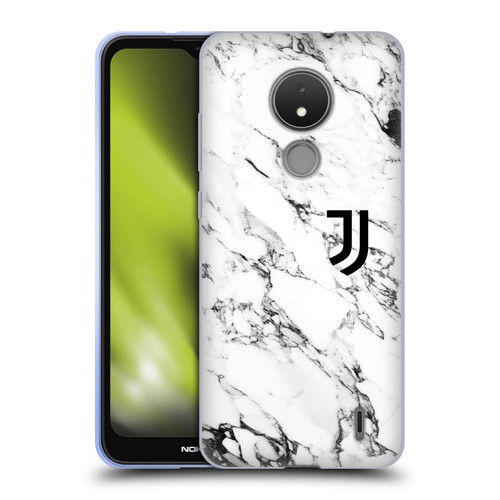 Juventus Football Club Marble White Soft Gel Case for Nokia C21