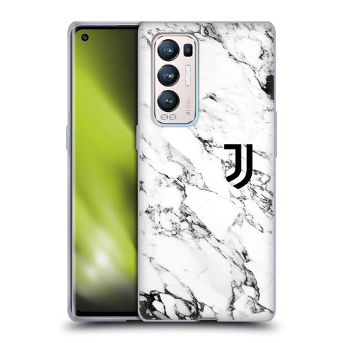 Juventus Football Club Marble White Soft Gel Case for OPPO Find X3 Neo / Reno5 Pro+ 5G