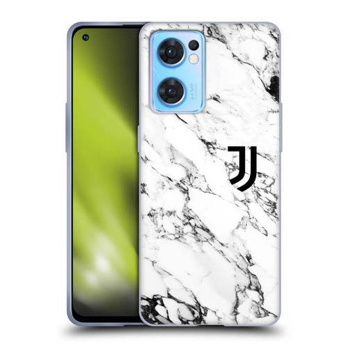 Juventus Football Club Marble White Soft Gel Case for OPPO Reno7 5G / Find X5 Lite