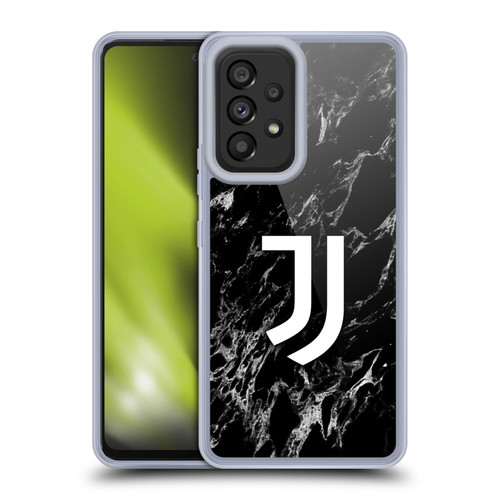 Juventus Football Club Marble Black Soft Gel Case for Samsung Galaxy A53 5G (2022)