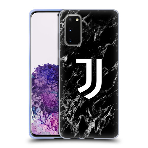 Juventus Football Club Marble Black Soft Gel Case for Samsung Galaxy S20 / S20 5G