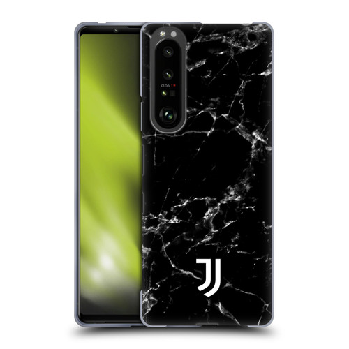Juventus Football Club Marble Black 2 Soft Gel Case for Sony Xperia 1 III