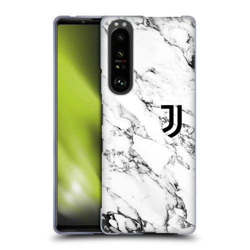 Juventus Football Club Marble White Soft Gel Case for Sony Xperia 1 III