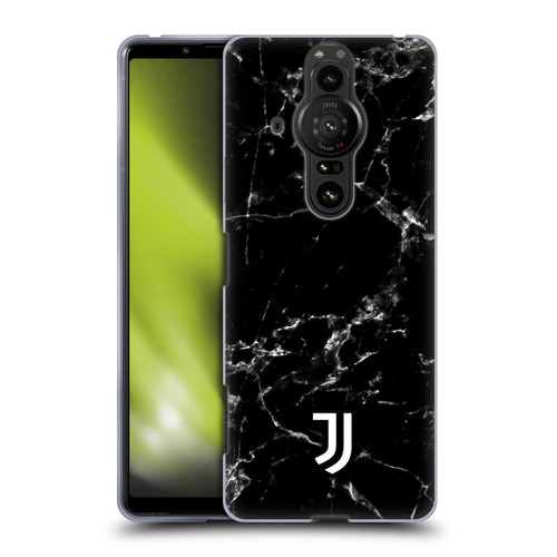 Juventus Football Club Marble Black 2 Soft Gel Case for Sony Xperia Pro-I
