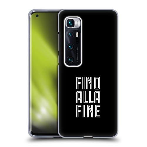 Juventus Football Club Type Fino Alla Fine Black Soft Gel Case for Xiaomi Mi 10 Ultra 5G
