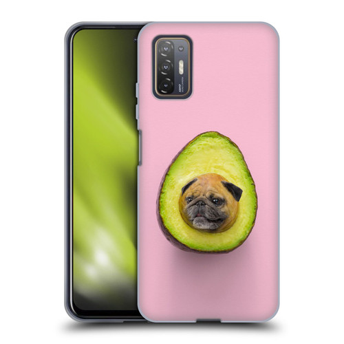 Pixelmated Animals Surreal Pets Pugacado Soft Gel Case for HTC Desire 21 Pro 5G