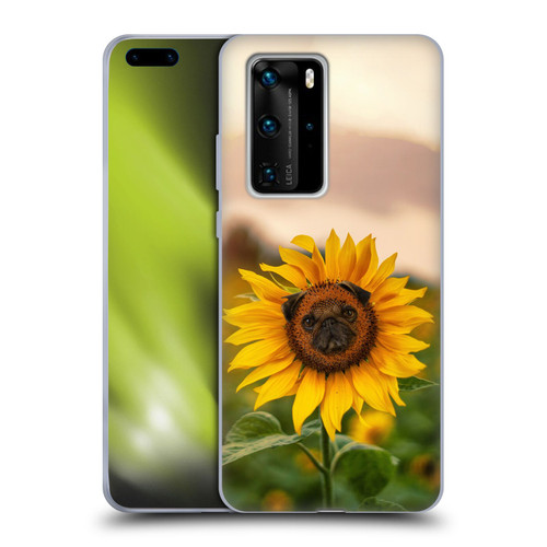 Pixelmated Animals Surreal Pets Pugflower Soft Gel Case for Huawei P40 Pro / P40 Pro Plus 5G