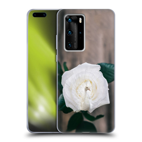 Pixelmated Animals Surreal Pets Peacock Rose Soft Gel Case for Huawei P40 Pro / P40 Pro Plus 5G