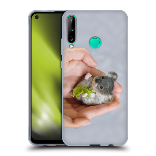 Pixelmated Animals Surreal Pets Baby Koala Soft Gel Case for Huawei P40 lite E