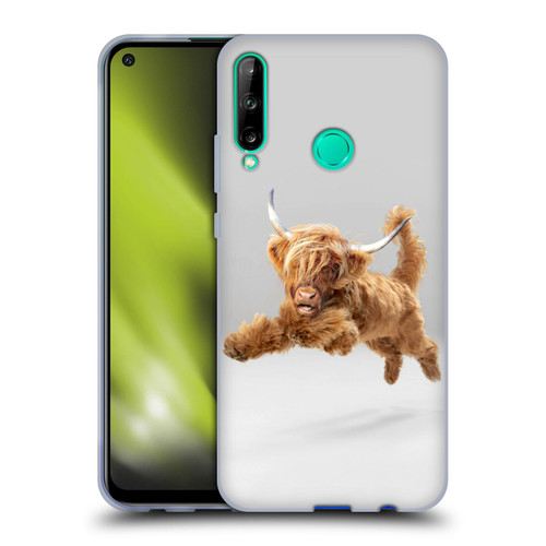 Pixelmated Animals Surreal Pets Highland Pup Soft Gel Case for Huawei P40 lite E