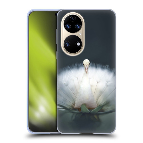 Pixelmated Animals Surreal Pets Peacock Wish Soft Gel Case for Huawei P50
