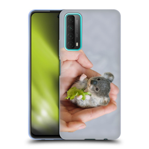 Pixelmated Animals Surreal Pets Baby Koala Soft Gel Case for Huawei P Smart (2021)