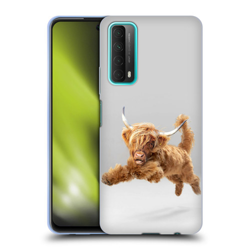 Pixelmated Animals Surreal Pets Highland Pup Soft Gel Case for Huawei P Smart (2021)