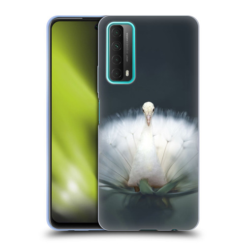 Pixelmated Animals Surreal Pets Peacock Wish Soft Gel Case for Huawei P Smart (2021)