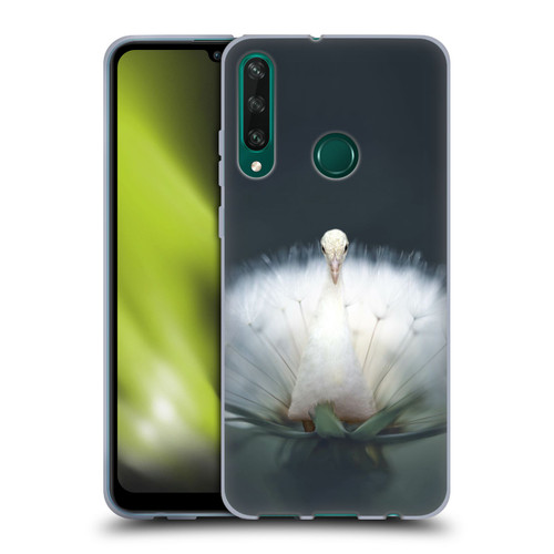 Pixelmated Animals Surreal Pets Peacock Wish Soft Gel Case for Huawei Y6p