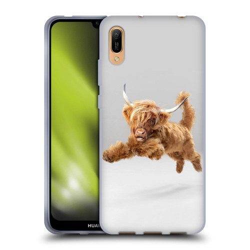 Pixelmated Animals Surreal Pets Highland Pup Soft Gel Case for Huawei Y6 Pro (2019)