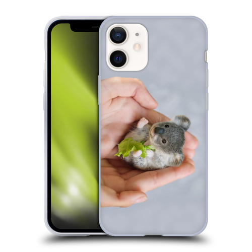 Pixelmated Animals Surreal Pets Baby Koala Soft Gel Case for Apple iPhone 12 Mini