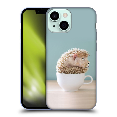 Pixelmated Animals Surreal Pets Lionhog Soft Gel Case for Apple iPhone 13 Mini