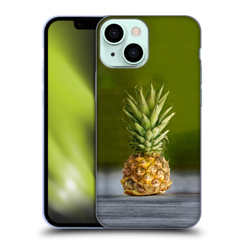 Pixelmated Animals Surreal Pets Pineapple Turtle Soft Gel Case for Apple iPhone 13 Mini