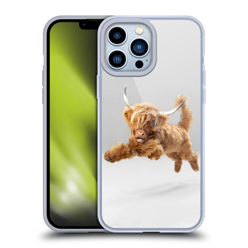 Pixelmated Animals Surreal Pets Highland Pup Soft Gel Case for Apple iPhone 13 Pro Max