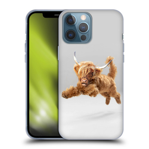 Pixelmated Animals Surreal Pets Highland Pup Soft Gel Case for Apple iPhone 13 Pro Max