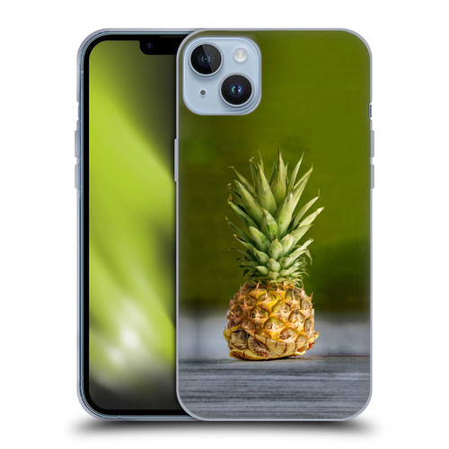 Pixelmated Animals Surreal Pets Pineapple Turtle Soft Gel Case for Apple iPhone 14 Plus