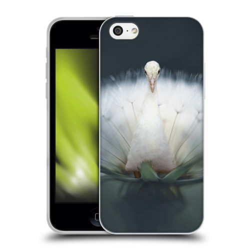 Pixelmated Animals Surreal Pets Peacock Wish Soft Gel Case for Apple iPhone 5c