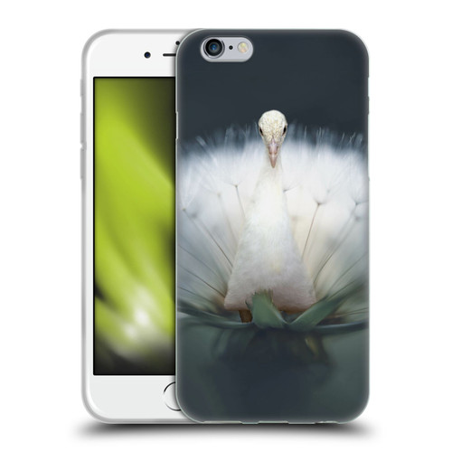 Pixelmated Animals Surreal Pets Peacock Wish Soft Gel Case for Apple iPhone 6 / iPhone 6s