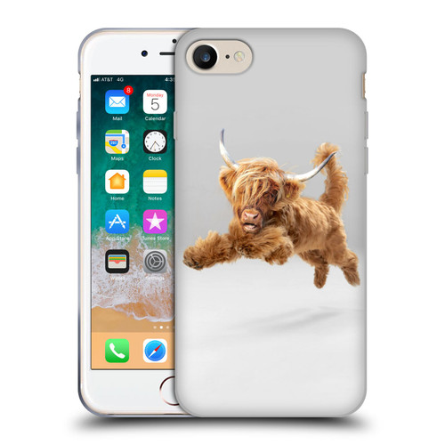 Pixelmated Animals Surreal Pets Highland Pup Soft Gel Case for Apple iPhone 7 / 8 / SE 2020 & 2022