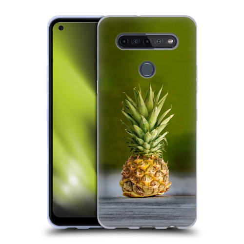 Pixelmated Animals Surreal Pets Pineapple Turtle Soft Gel Case for LG K51S