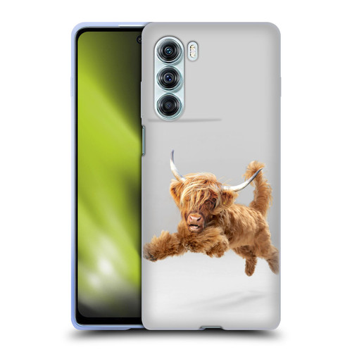 Pixelmated Animals Surreal Pets Highland Pup Soft Gel Case for Motorola Edge S30 / Moto G200 5G