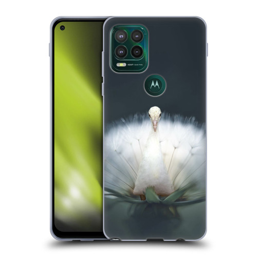 Pixelmated Animals Surreal Pets Peacock Wish Soft Gel Case for Motorola Moto G Stylus 5G 2021