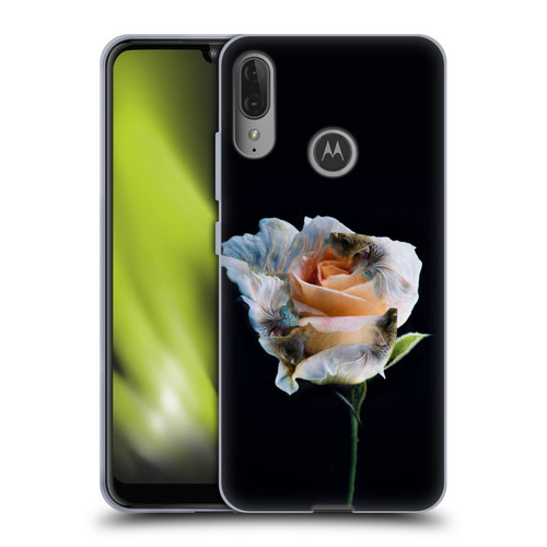 Pixelmated Animals Surreal Pets Betaflower Soft Gel Case for Motorola Moto E6 Plus