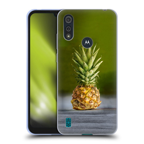 Pixelmated Animals Surreal Pets Pineapple Turtle Soft Gel Case for Motorola Moto E6s (2020)