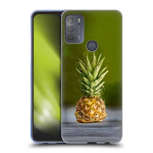 Pixelmated Animals Surreal Pets Pineapple Turtle Soft Gel Case for Motorola Moto G50