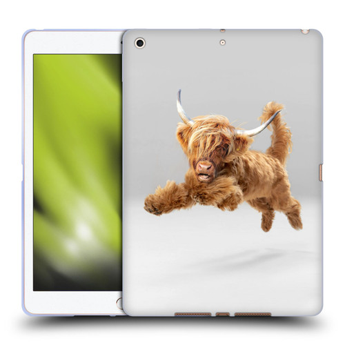 Pixelmated Animals Surreal Pets Highland Pup Soft Gel Case for Apple iPad 10.2 2019/2020/2021