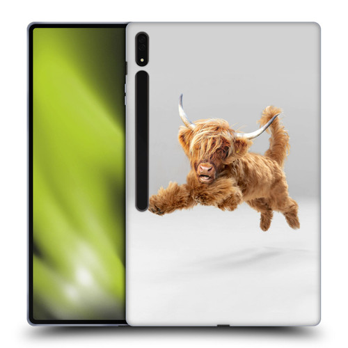 Pixelmated Animals Surreal Pets Highland Pup Soft Gel Case for Samsung Galaxy Tab S8 Ultra
